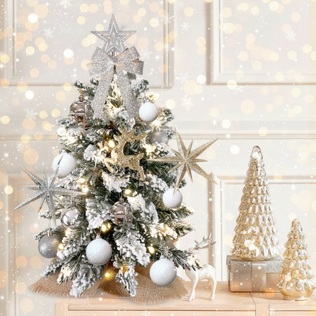 Christmas Decorations LED Snowman Ornaments